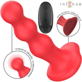 Vibrator Cody mit Saugnäpfen Rote Fernbedienung