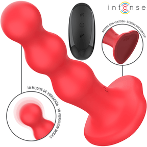 Vibrator Cody mit Saugnäpfen Rote Fernbedienung