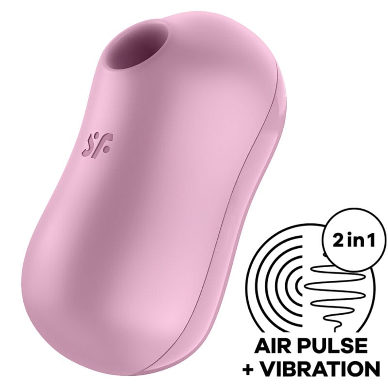 Vibrator Cotton Candy Air Pulse Stimulator Lila