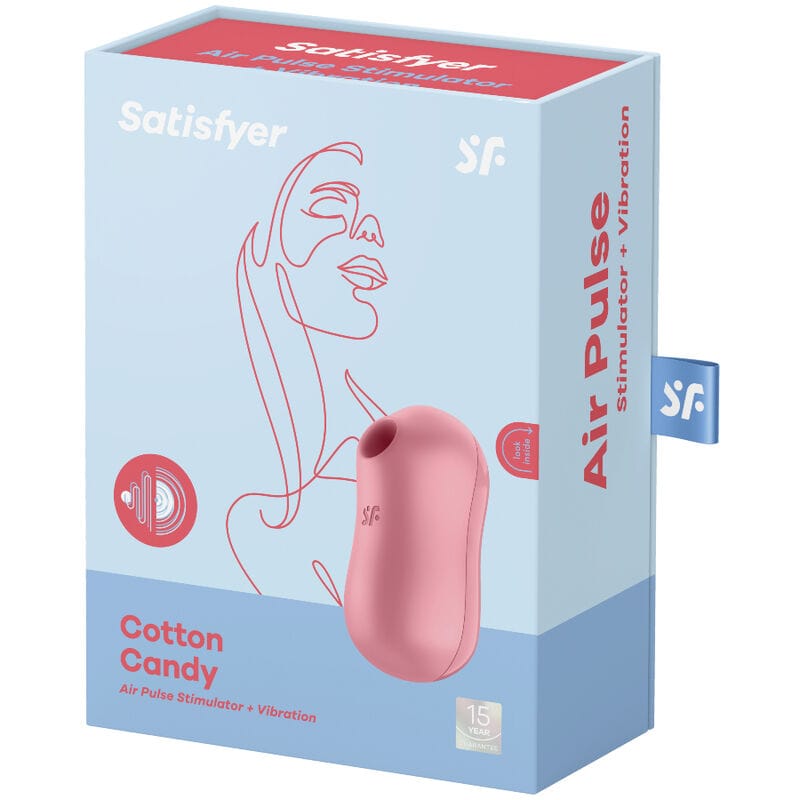 Vibrator Cotton Candy Air Pulse Stimulator Rosa – Ansicht 3