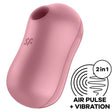 Vibrator Cotton Candy Air Pulse Stimulator Rosa