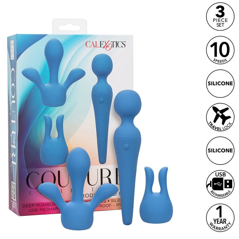 Vibrator Couture Kit Vibratorstab 10 Vibrationen Blau