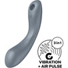 Vibrator Curvy Trinity 1 Air Pulse Grau