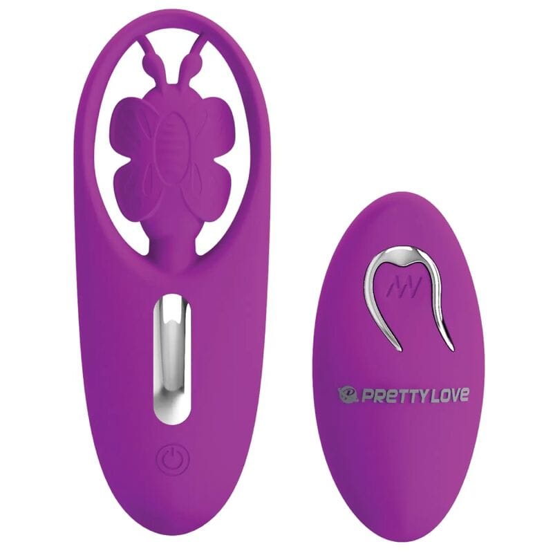 Vibrator Dancing Butterfly Stimulator für Höschen mit Fernbedienung Flieder 10,8 x 4 cm – Ansicht 2