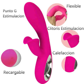 Vibrator Daro & Pull Ring Stimulator Fuchsia