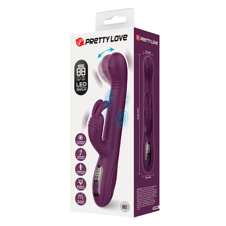 Vibrator Dee Rabbit oszillierend und klopfend Lila