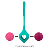 Vibrator Deva Türkis Ritual-Set für das Beckentraining – Ansicht 5