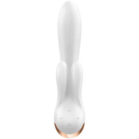 Vibrator Double Flex App Weiß
