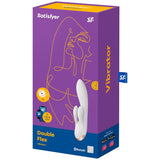 Vibrator Double Flex App Weiß – Ansicht 4
