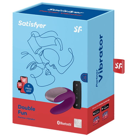 Vibrator Double Fun Partner Lila