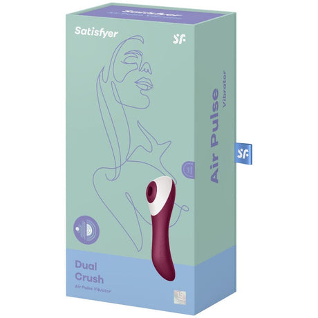 Vibrator Dual Crush Air Pulse