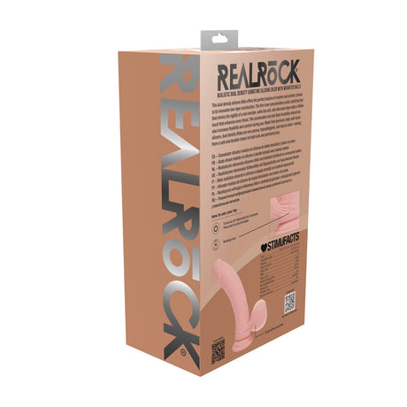 Vibrator Dual Density Flüssigsilikon gebogen mit Akku Hautfarbe 15,3 x Ø 4,1 cm – Ansicht 3