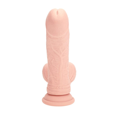 Vibrator Dual Density Flüssigsilikon gebogen mit Akku Hautfarbe 15,3 x Ø 4,1 cm – Ansicht 5