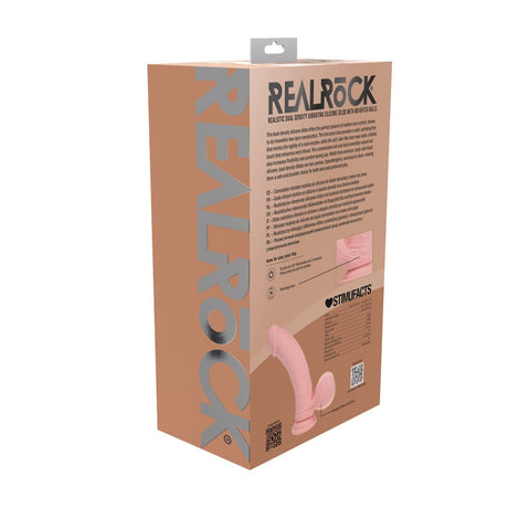 Vibrator Dual Density Flüssigsilikon gebogen mit Akku Hautfarbe 16,4 x Ø 4,1 cm – Ansicht 3