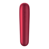 Vibrator Dual Love mit Luftpuls-Sauger Rot – Ansicht 3