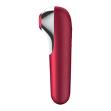 Vibrator Dual Love mit Luftpuls-Sauger Rot – Ansicht 2