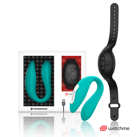 Vibrator Dual-Technologie Watchme Aquamarine / Jet Schwarz