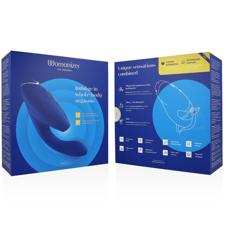 Vibrator Duo 2 Stimulator Blau