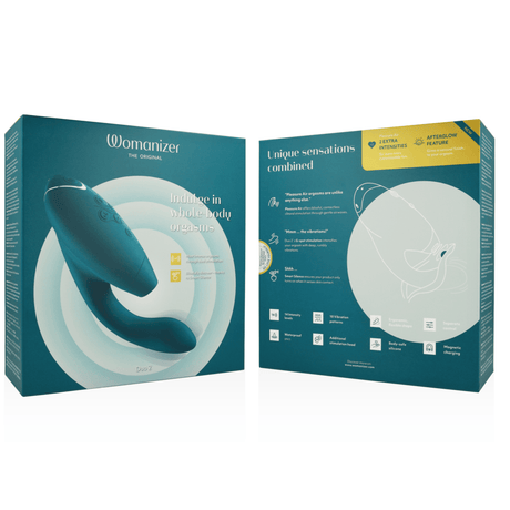 Vibrator Duo 2 Stimulator Blaues Benzin