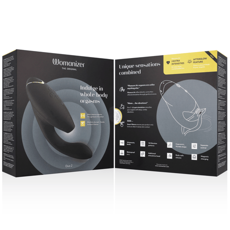 Vibrator Duo 2 Stimulator Schwarz