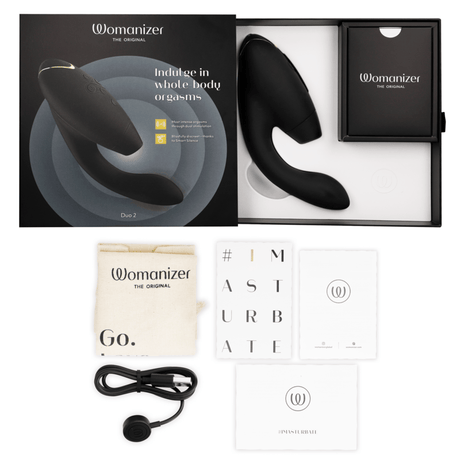 Vibrator Duo 2 Stimulator Schwarz