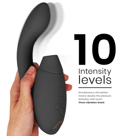 Vibrator Duo 2 Stimulator Schwarz