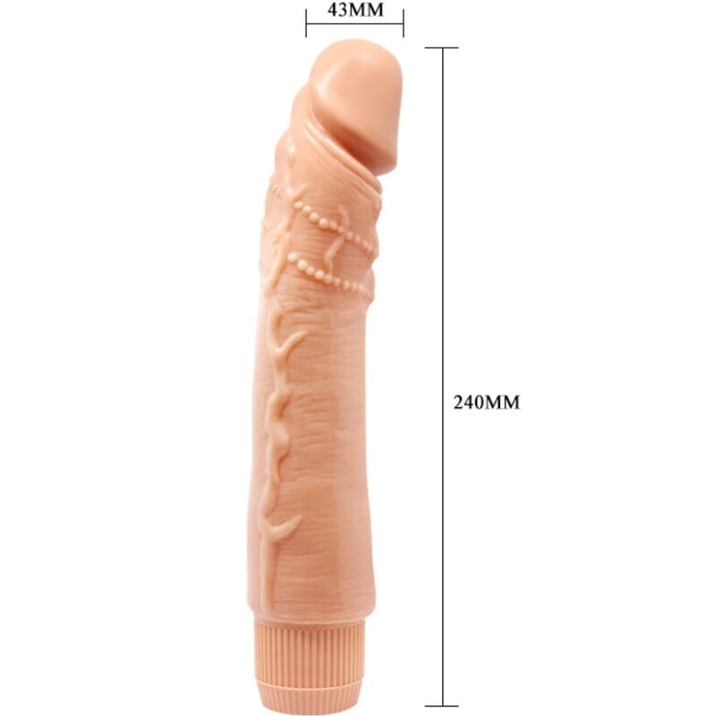Vibrator Dybbuk Fleisch Hautfarbe 24 cm