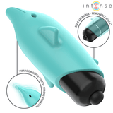 Vibrator Echo Vibrierendes Bullet Delphin Blau 4,7 x 4,7 cm
