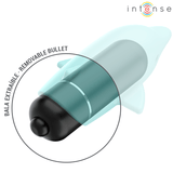 Vibrator Echo Vibrierendes Bullet Delphin Blau 4,7 x 4,7 cm