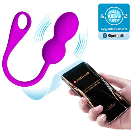 Vibrator Elvira Wiederaufladbare Vibrierblle Lila