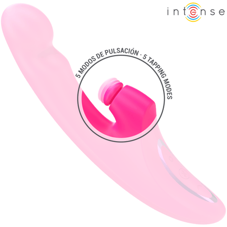 Vibrator Emi Multifunktion 3 in 1 10 Vibrationen Rosa 13,5 cm