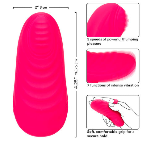 Vibrator Envy Handmassager mit Rollball Rosa