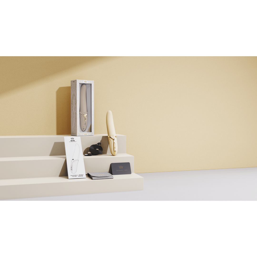 Vibrator Eve Weiß 22 x 4,4 cm – Ansicht 7