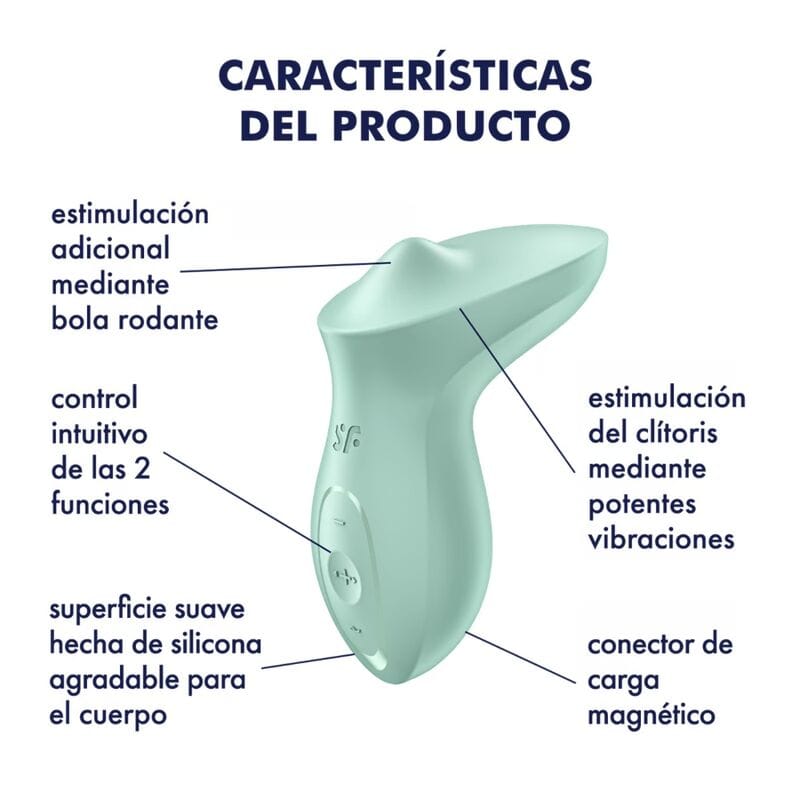 Vibrator Exciterrr Auflegender Klitoris Mint