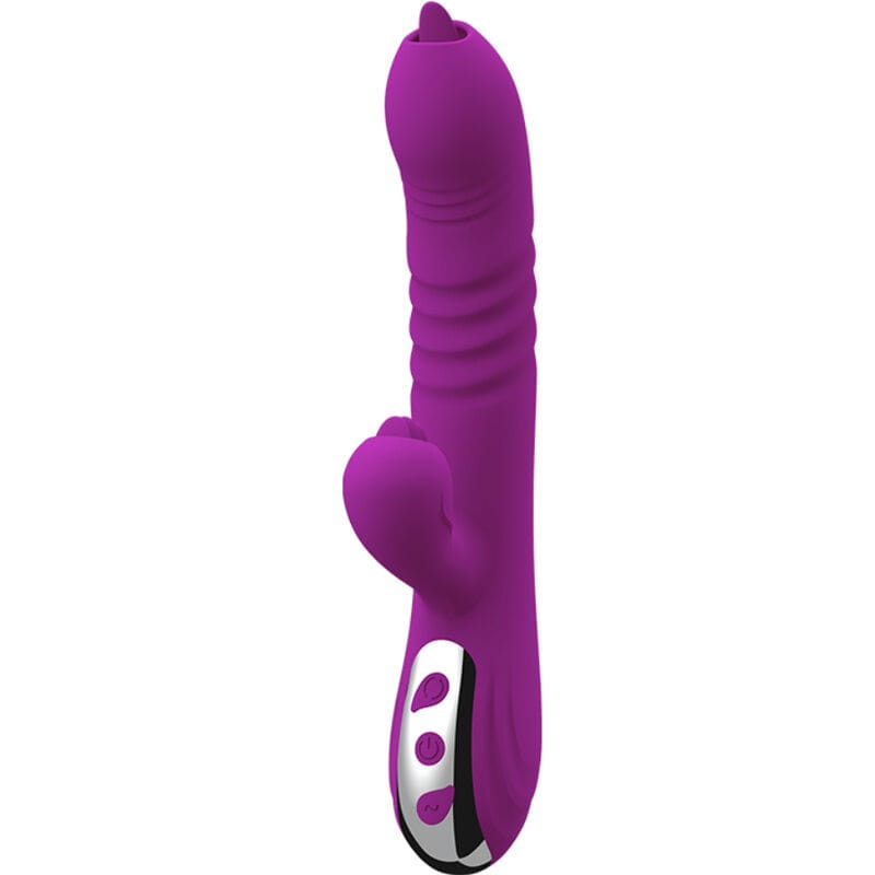 Vibrator Fairy Multifunktionsvibrator Doppelzunge Violetter Wärmeeffekt