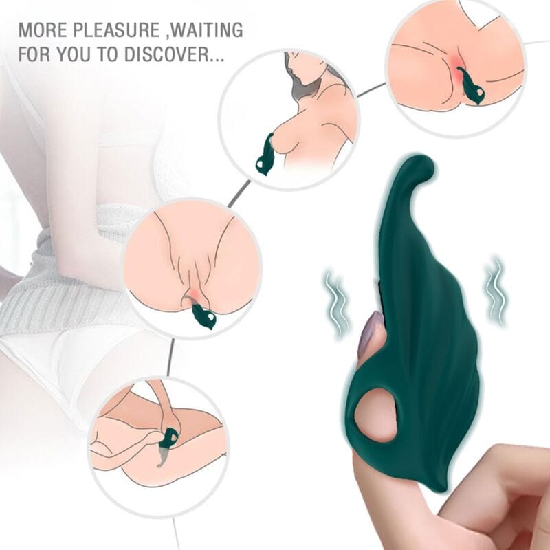 Vibrator Fingerstimulator & Grün