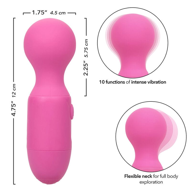 Vibrator First Time Wiederaufladbarer 10 Vibrationen Rosa 50 x 4,5 cm