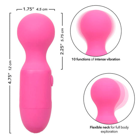 Vibrator First Time Wiederaufladbarer 10 Vibrationen Rosa 50 x 4,5 cm