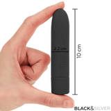 Vibrator Geri Bullet 8 Vibrationen Schwarz 10 x 2,2 cm – Ansicht 5