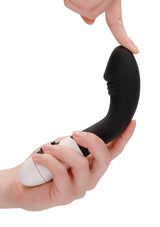 Vibrator GC gerippt Schwarz 12,2 x 3,7 cm – Ansicht 6
