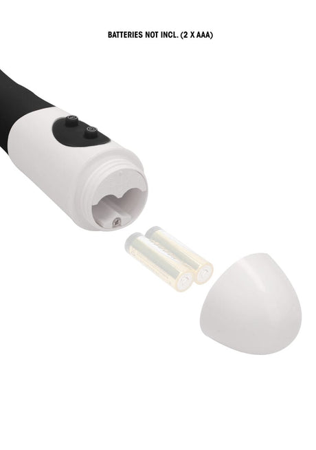 Vibrator GC gerippt Schwarz 12,2 x 3,7 cm – Ansicht 7