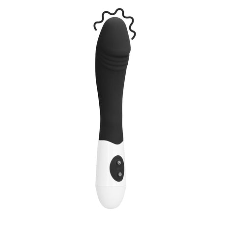 Vibrator GC gerippt Schwarz 12,2 x 3,7 cm