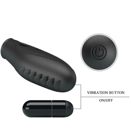 Vibrator Gilo Silikon-Fingervibrator Schwarz