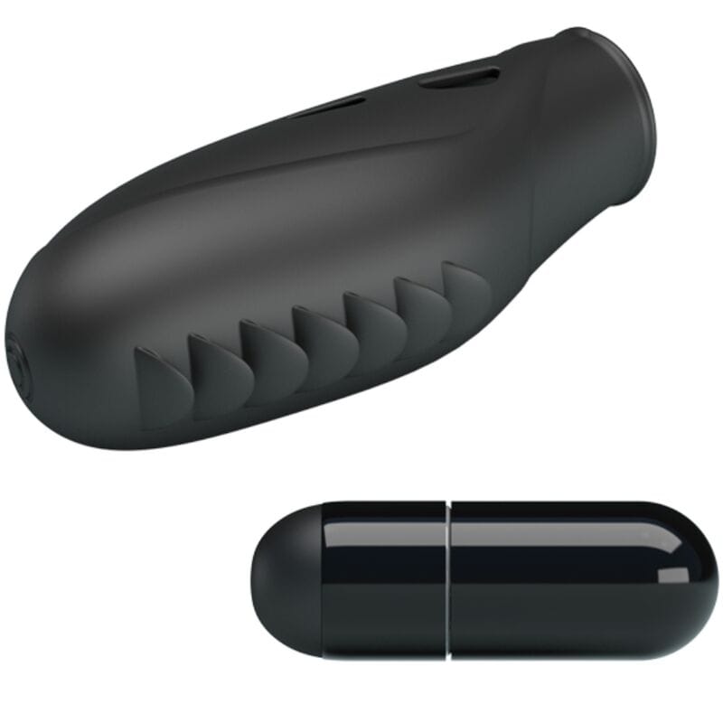 Vibrator Gilo Silikon-Fingervibrator Schwarz