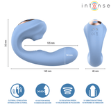 Vibrator Gina für Klitoris multifunktional Blau – Ansicht 6