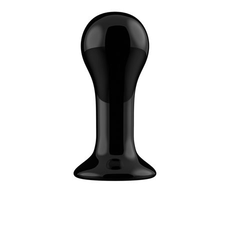 Vibrator Globy Glas mit Saugfuß Schwarz 9,4 x Ø 4,4 cm – Ansicht 5