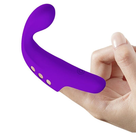 Vibrator Gorgon Purple Wiederaufladbarer Fingervibrator Blau