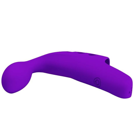 Vibrator Gorgon Purple Wiederaufladbarer Fingervibrator Blau