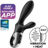 Vibrator Heat Climax+ Anal App Schwarz