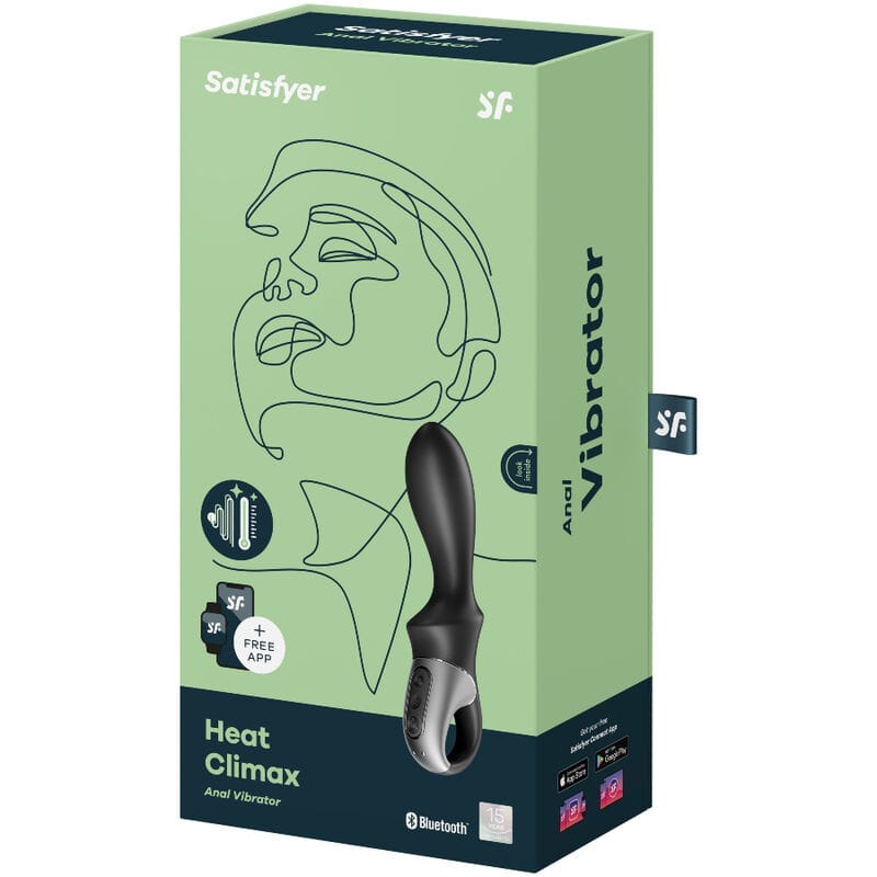Vibrator Heat Climax Anal App Schwarz – Ansicht 4